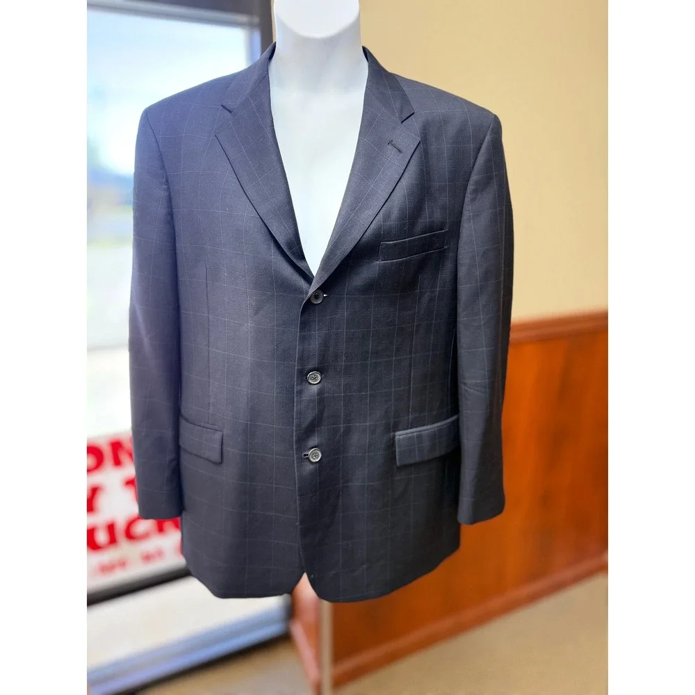 Tommy Hilfiger Mens 44R Wool Classic American Tailored Clothing Blazer Dillard's